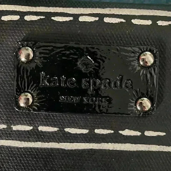 Kate, spade hand drawn button leather tote - Picture 2 of 10